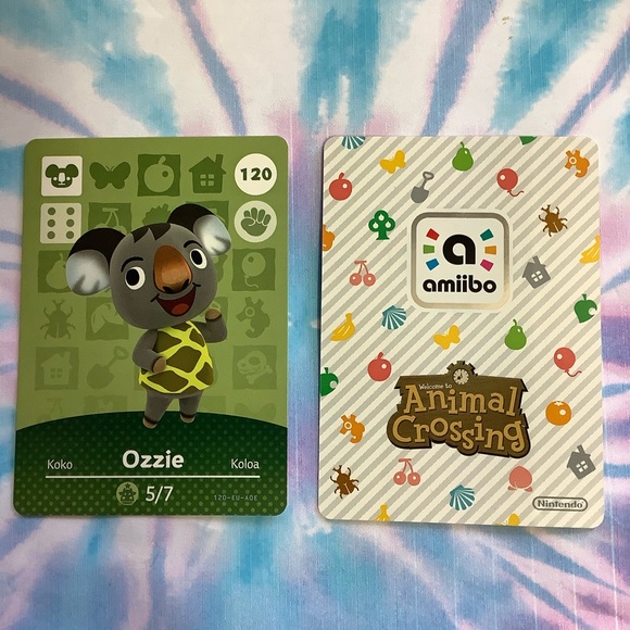 Animal Crossing Amiibo Card Ozzie Series 2 - Picture 2 of 4